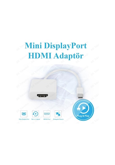Mini Displayport - Hdmı Çevirivi Video Adaptörü