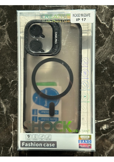 İphone 17 Kılıfı, Kaliteli Kamera Lens Koruyucu Dahil, Magsafe Uyumlu Darbe Dayanaklı, 3 Renk Siyah