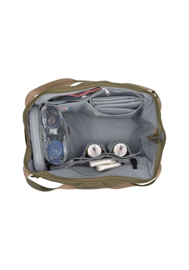 Lassig Twin Bebek Bakım Seyahat Çantası Olive Haki
