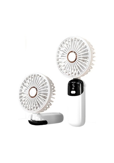 Mkjınmeı Yeni Mini Katlanabilir El Tipi Vantilatör 1936 Beyaz