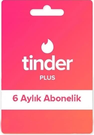 6 Aylık Tinder Plus Kodu - Mega Paket