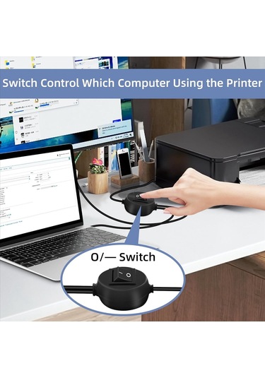 Leasetake 2'si 1 Arada Yazıcı Kablosu Usb A'dan B'ye Erkekten Erkeğe Yazıcı Kablosu Hp Canon Samsung Yazıcı Ayırıcı İki Bilgisayar İçin A Leasetake 2'si 1 Arada Yazıcı Kablosu Usb A'dan B'ye Erkekten Erkeğe Yazıcı Kablosu Hp Canon Samsung Yazıcı Ayırıcı İki Bilgisayar İçin A