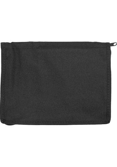 Dayanıklı 600d Oxford Kumaş Çok Cepli Araç Doküman Saklama Çantası - Elastik Halkalı Ve Fermuarlı Siyah Siyah