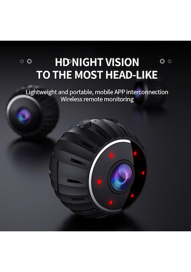 Geeksen Mini 1080p Hd Wifi Kamera - Ev/pet İzleme, Hareket Algılama, Akıllı Uygulama İle Canlı Görüntü, 60 Dakika Pil Süresi