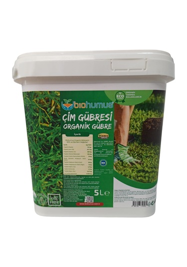Çim İçin, Biohumus Organik Gübre, Organik Sertifikalı, Kök Gelişt