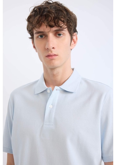 DeFacto %100 Pamuk Regular Fit Polo Yaka Kısa Kollu Basic Düz Pike Kumaş Tişört C1293AX25SPBE343 DeFacto %100 Pamuk Regular Fit Polo Yaka Kısa Kollu Basic Düz Pike Kumaş Tişört C1293AX25SPBE343