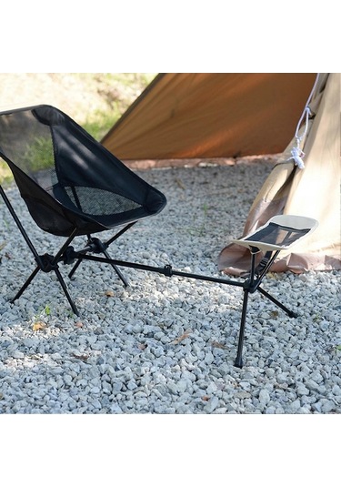 Bloomnest Qinghai Katlanır Kamp Sandalyesi, Alüminyum, Su Geçirmez, Yüksek Stabilite, Katlanabilir, Altın-siyah Altın - Siyah