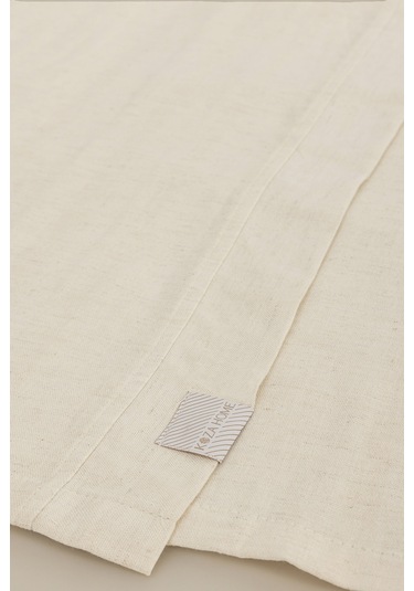 Raw Pamuk Keten Natural Kimono S-m 1515a Natürel