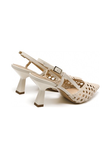 Topuklu/ Stiletto Kadın 3063008 Nacree Trecc Capra Burro Burro Bej