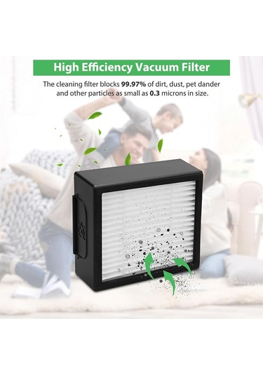 Roomba İ & E İ7 E5 E6 J7 Filtre 12'li Paket Yedek B Inox