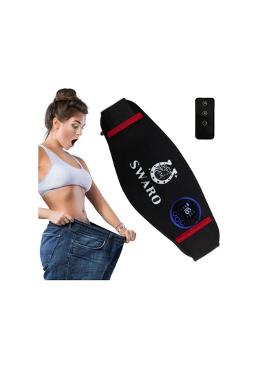 Swaro Şarjlı Kemer Siyah - Kırmızı