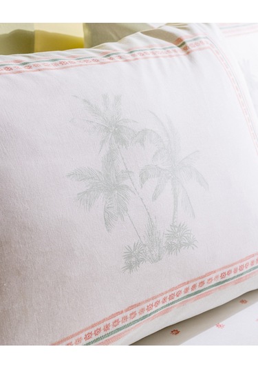 Mathilda Tek Kişilik %100 Pamuk Karde Düz Pike Takımı - Mint Yeşili 8684427200438 Yeşil