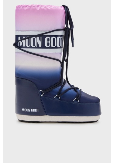 Moon Boot Kadın Kar Botu 80d1402920 F003 Mavi-Siyah Mavi - Siyah