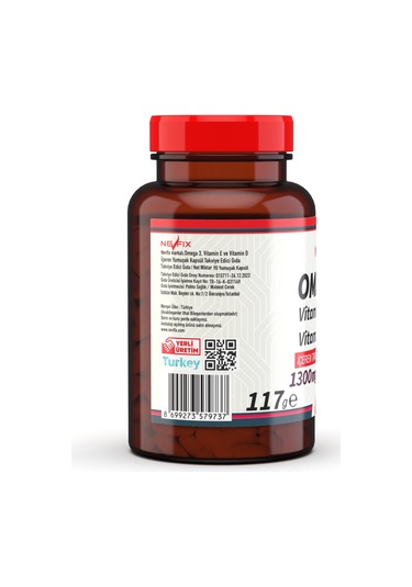 Nevfix Omega 3 Balık Yağı 1300 Mg 90 Yumuşak Kapsül