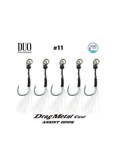 Duo Dmc Tekli Asist İğne Beyaz Tüylü 11 5 Adet