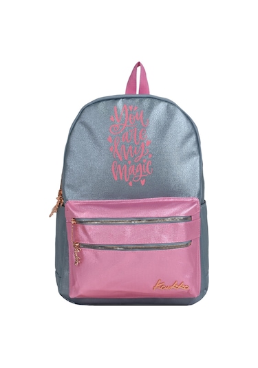 Elatae Su Geçirmez Çok Gözlü Kız Çocuk Seyahat Okul Sırt Çantası Gri K1569