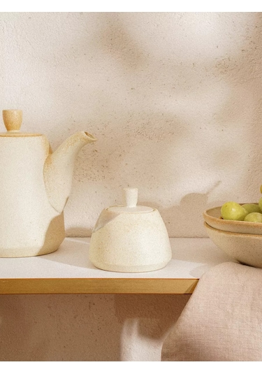 Sl Home Kapaklı Porselen Şekerlik 280 Ml 217270999 Bej