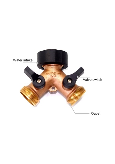 Cbtx 2'si 1 Arada Ev Su Musluğu Vanası Şant Konnektörü Çok Renkli