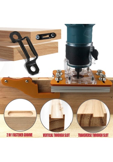 Singree Ahşap Freze Masası Giriş Plakası, Alüminyum Alaşımlı Konumlandırıcı, 65mm Freze Ucu İçin Doğru Montaj Ve Sabitlik Sağlar, Ahşap İşleme Aracı