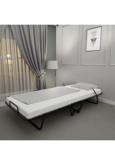 Nironyatak Iron Katlanır Yatak Ve Karyola | 80X190 Cm Katlanabilir Somya Ve