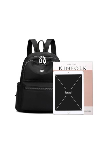 Tl-016 Kadın Sırt Çantası - Siyah 40g Geo Black