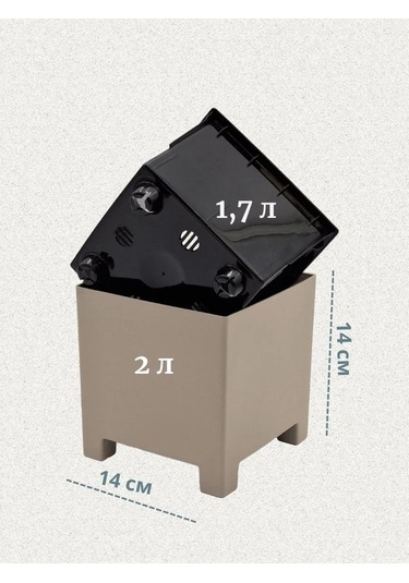 Live-in-green 2l Ve 5,5l Plastik Çiçek Saksısı S 414324538