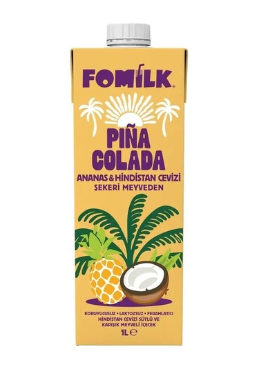 Fomilk Pina Colada - Ananas Ve Hindistancevizi Sütlü İçecek 1lt-3633