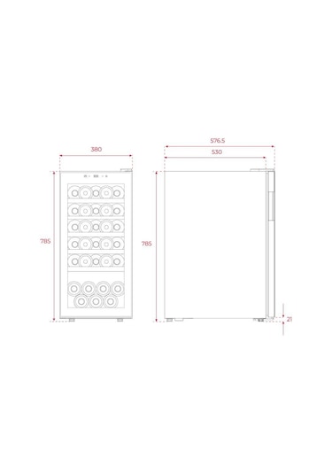 Teka RVF 10032 GBK Şarap Soğutucu