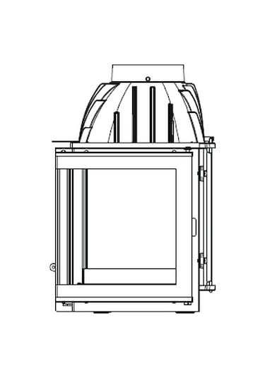 Invıcta 700 Foyer Angle Sol Açık Şömine Haznesi 6264 -73