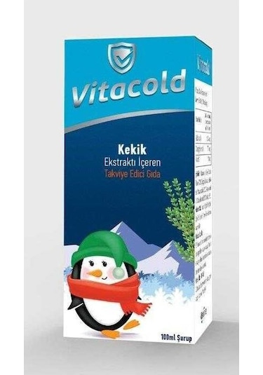 Vitacold Bitkisel Kekik Şurup 100 ML
