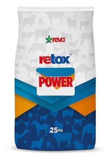 Retox Power Verim Düşüklüğü İçin Hayvan Yem Katkı 25 Kg Kraft