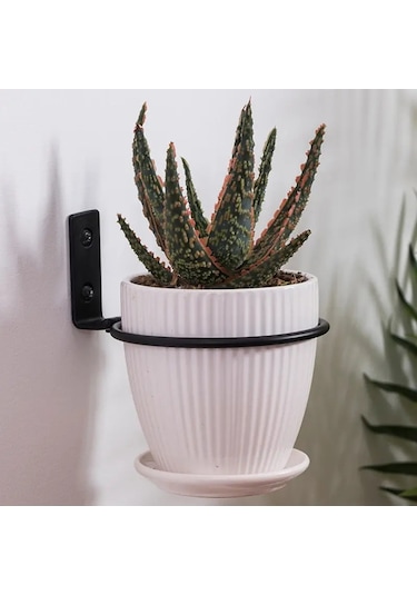 A1-vazo Tutucu Pot Tutucu Ekici Metal Duvar Asma Halkası Pratik Iyi Yükleme Saksı Tutucu Halka Duvara Monte Kolay Kurulum