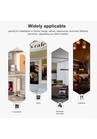 Aubyhe Zigbee 3.0 Akıllı Pencere/kapı Sensörü - Uzak İzleme Ve Uyarı - Akıllı Ev Entegrasyonu - Pil Düşük Uyarısı - Beyaz Zigbee Ağ Geçidi Gereklidir