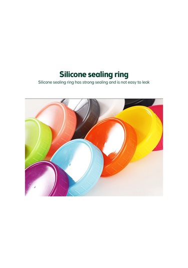 Geeksen 86mm Beyaz Pp Depolama Kapak, Silikon O-ringi İle Su Geçirmez Leakproof, 3.4 İnç Mason Kavanozları İçin Yeniden Kullanılabilir Mermer Kavanoz Kapağı Beyaz