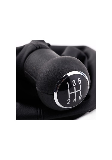 Dofolink Vw Passat B5 İçin 5 Vitesi Değişim Kolu Paspası - Siyah Pu Deri Dayanıklı Vites Kolu防尘套 Siyah