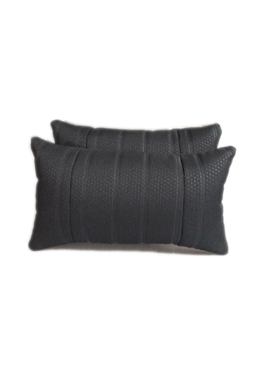 Terletmez Araç Boyun Yastığı 2 Adet (Çizgili ) Model 2