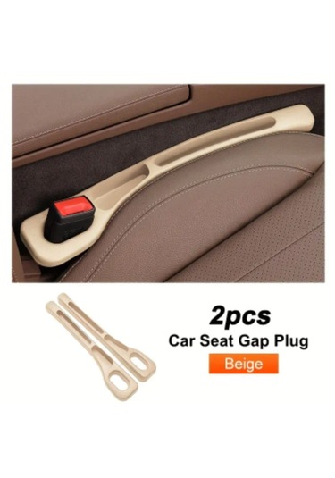 Atay Garage 2 Adet Krem Renk Araba Koltuk Arası Düzenleyici 7-40cm Ebatlarında Uyumlu