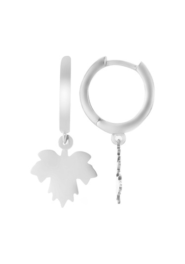 Azuris Silver 925 Ayar Gümüş Çinar Yapraği Küpe N11.15506