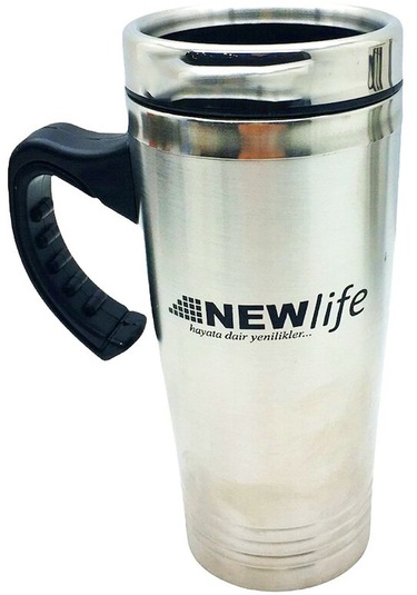 Uzun Termos Bardak 450ml 5224 Çok Renkli