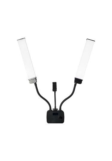 Kilifone - Işıklı Telefon Tutucu Ring Light Al45x - Siyah - T37812
