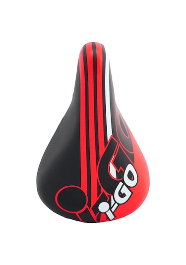 Desenli Çocuk Bisikleti Koltuğu, Çocuk Bisikleti Selesi Kırmızı Sünger Kırmızı