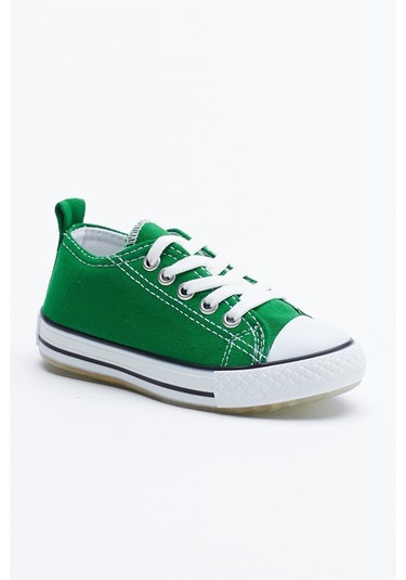 Rahat Kalıp Işıklı Bağcıklı Çocuk Unisex Yeşil Spor Ayakkabı Tb998-3 Yeşil