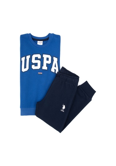 U.s. Polo Assn. Erkek Çocuk Kobalt Pijama Takım 50318688-vr077 Kobalt