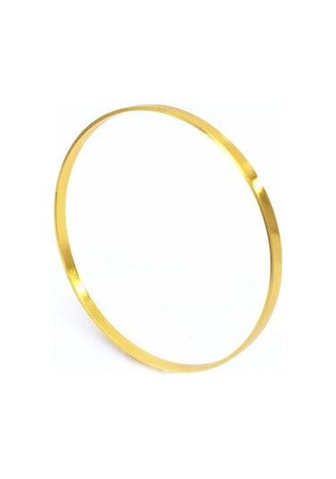 Ferizz Altın Kaplama Kibrit Çöpü 4 Mm Bilezik Blz-3028 Altın