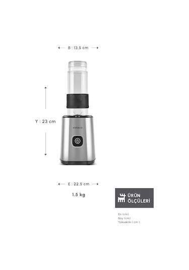 Karaca Smoothie On The Go Personal Kişisel Smoothie Blender