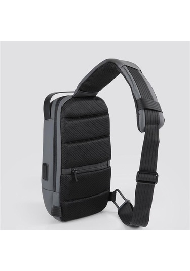 Ççs 51465 Tek Omuz Askılı Sırt Ve Göğüs Çantası Gri