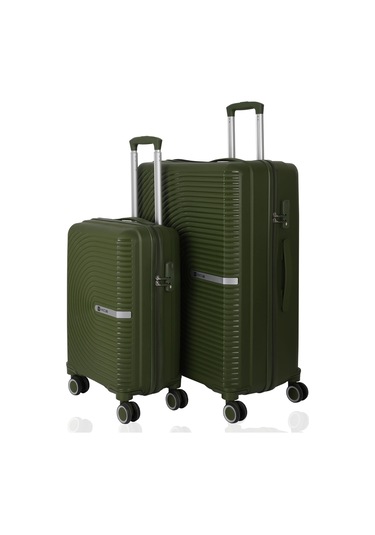 Mçs Polipropilen 2li Valiz Seti Büyük & Kabin V374 S24sy1000077-set 0001 Haki