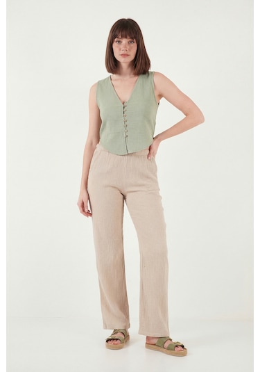 Lela Bayan Yelek 5866661 Olive