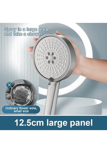 Maoyaya 4.9 İnç Büyük Panel Yüksek Basınçlı El Duş Başlığı - Güçlü Akış, Çok Renkli Seçenek Çok Renkli