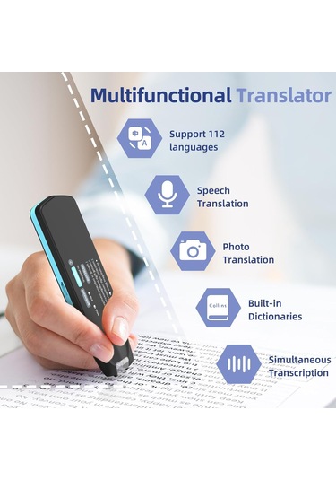 Newyes As1505 Disleksi Okuyucu Kalem Ocr Tarama Sesli Çeviri Destekli Akıllı Kalem 112 Dilde Çeviri